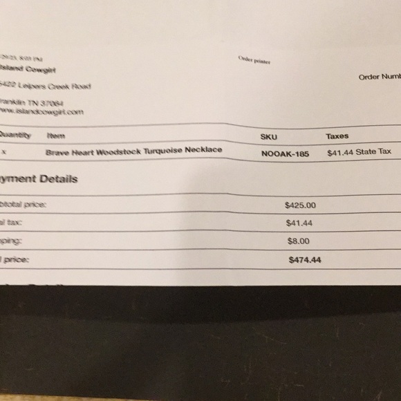 Island Cowgirl Brave Heart Necklace - Picture 8 of 8